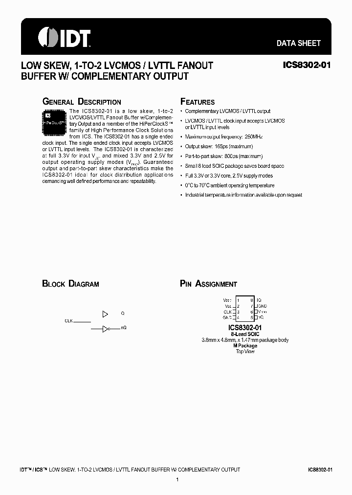 ICS8302AM-01T_6789215.PDF Datasheet