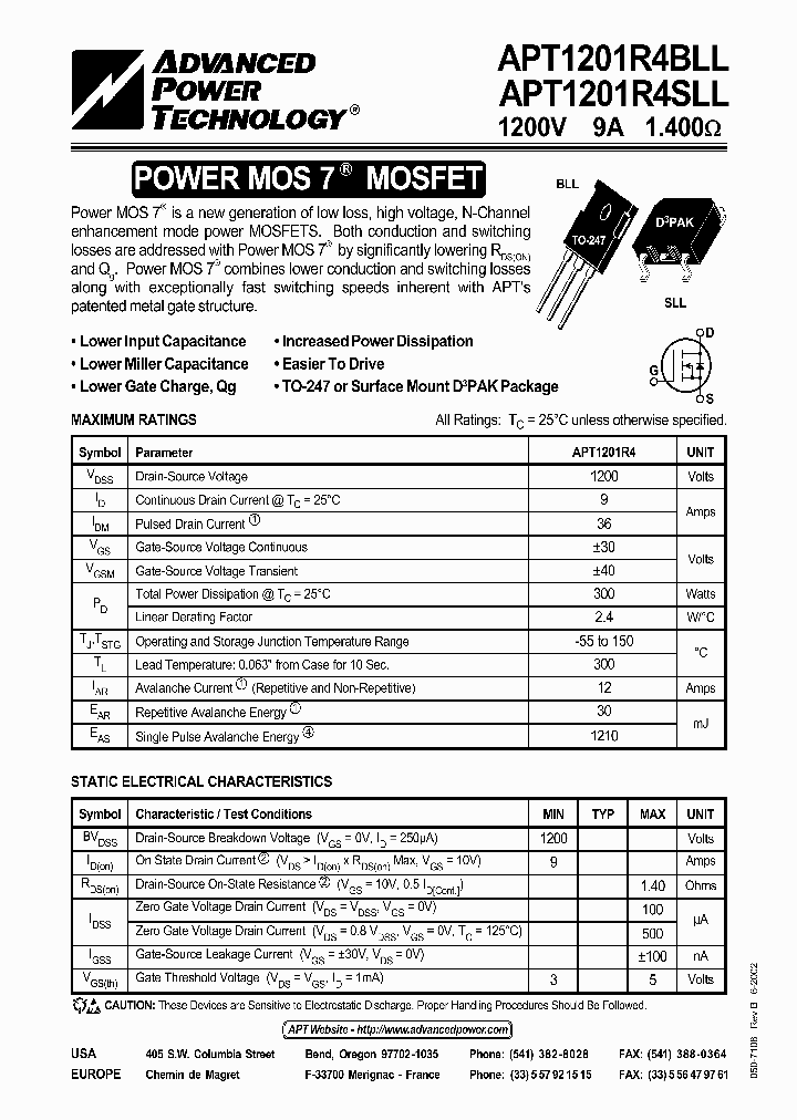 APT1201R4BLL_6792742.PDF Datasheet
