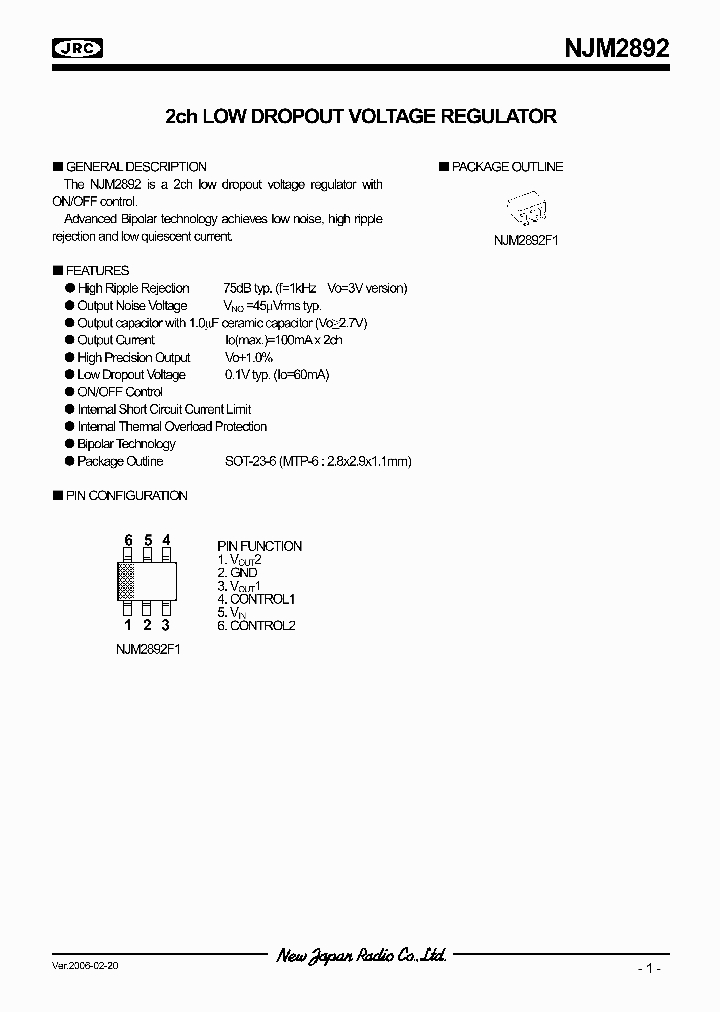 NJM2892F1-1515_6795535.PDF Datasheet