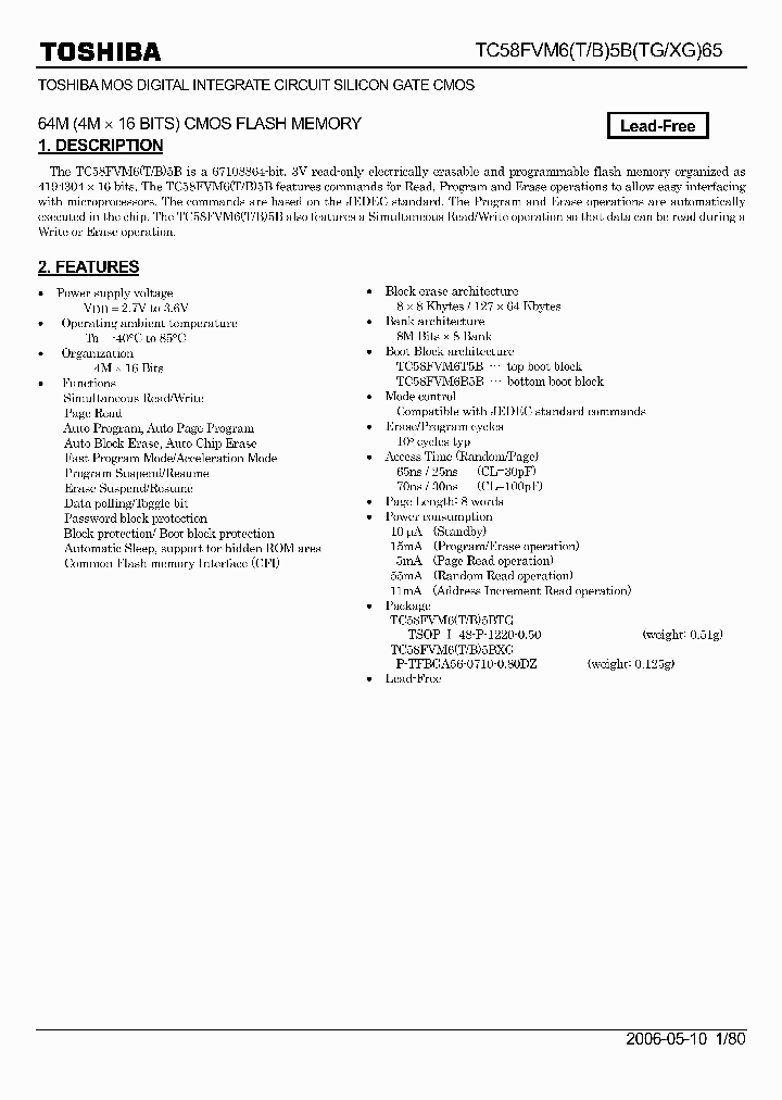 TC58FVM6T5BTG65_6794881.PDF Datasheet