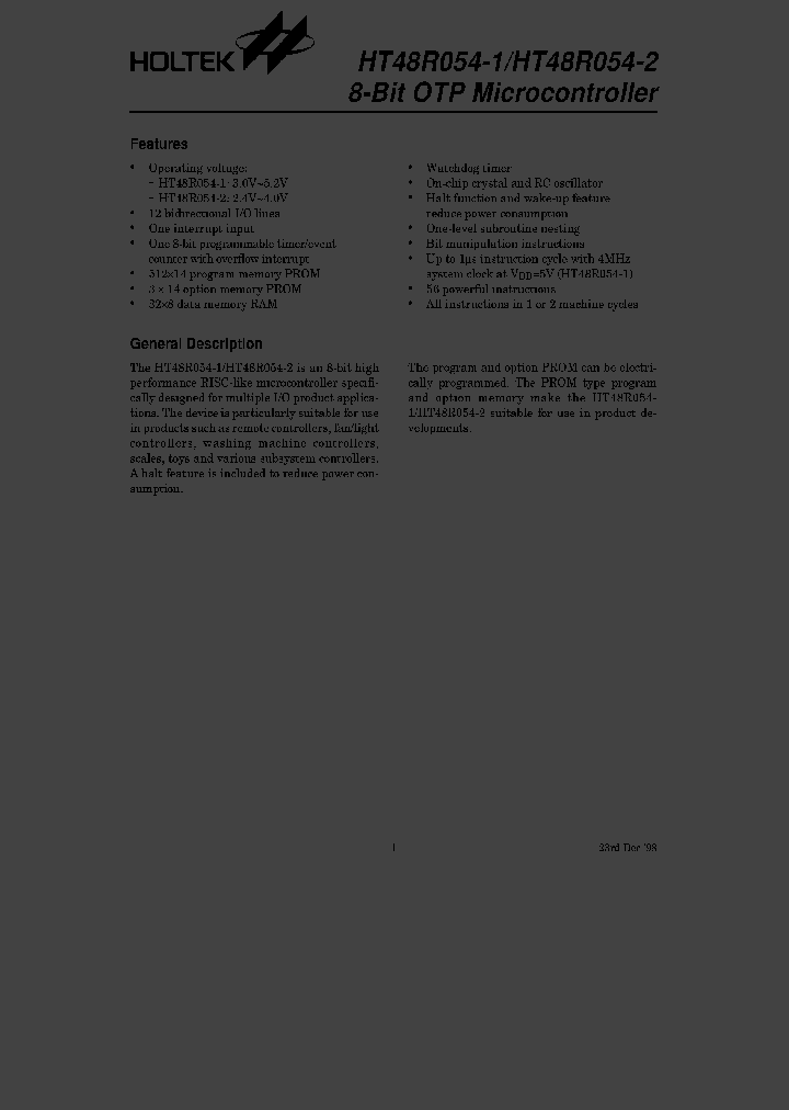 HT48R054-2_6793024.PDF Datasheet