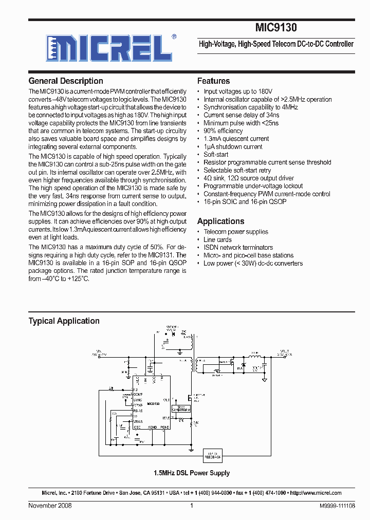 MICRELINC-MIC9130BQS_6798168.PDF Datasheet