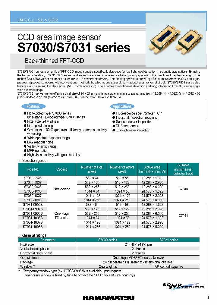 S7030-0907S_6800140.PDF Datasheet