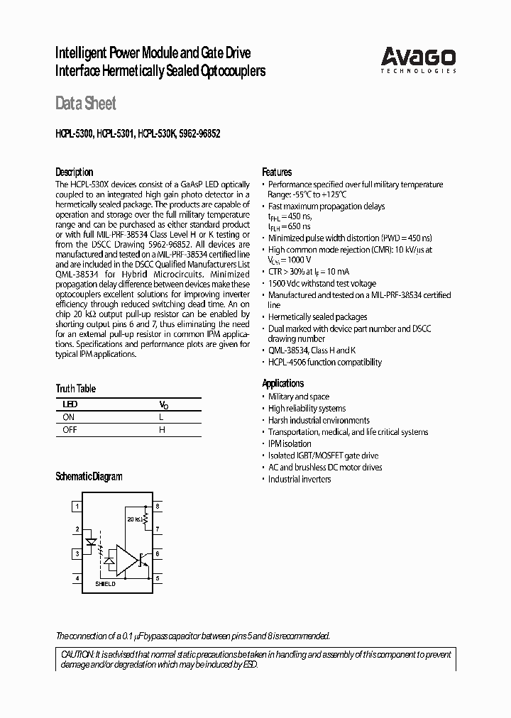 HCPL-530K100_6802695.PDF Datasheet