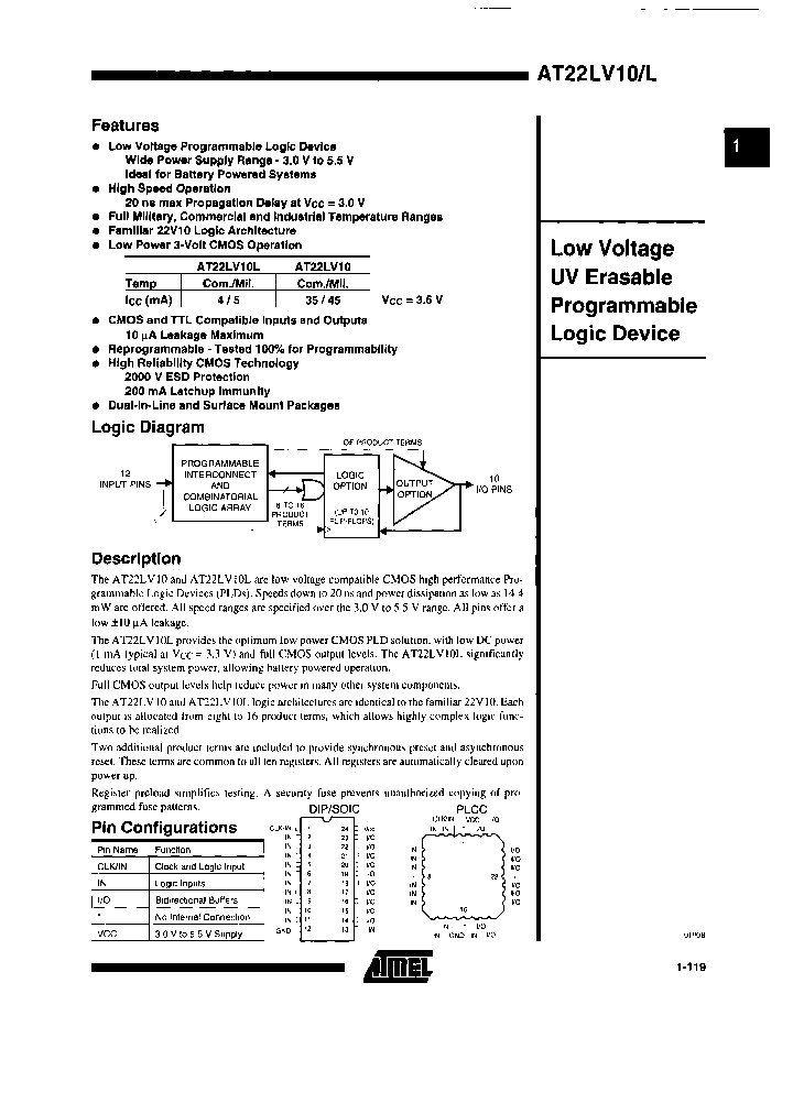 AT22LV10-25GC_6802711.PDF Datasheet