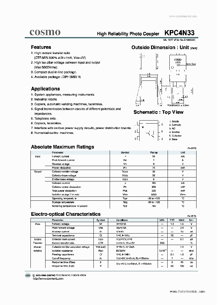KPC4N33_6945680.PDF Datasheet