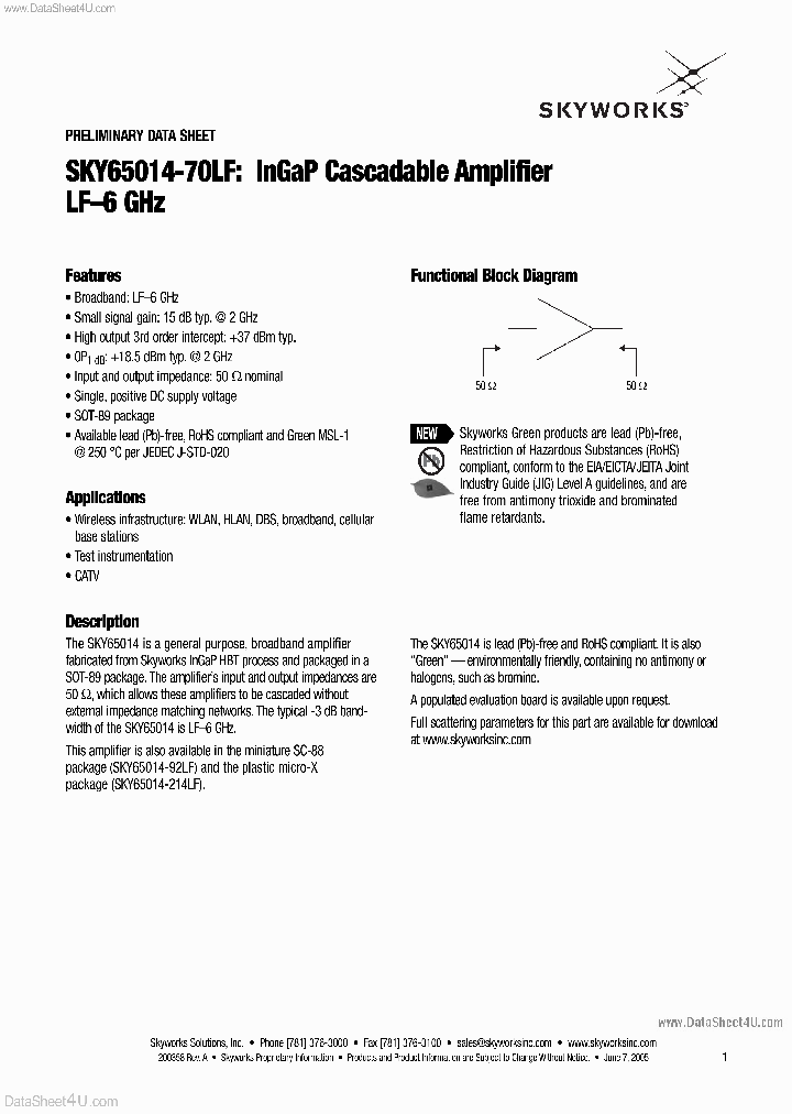 SKY65014-70LF_6946234.PDF Datasheet