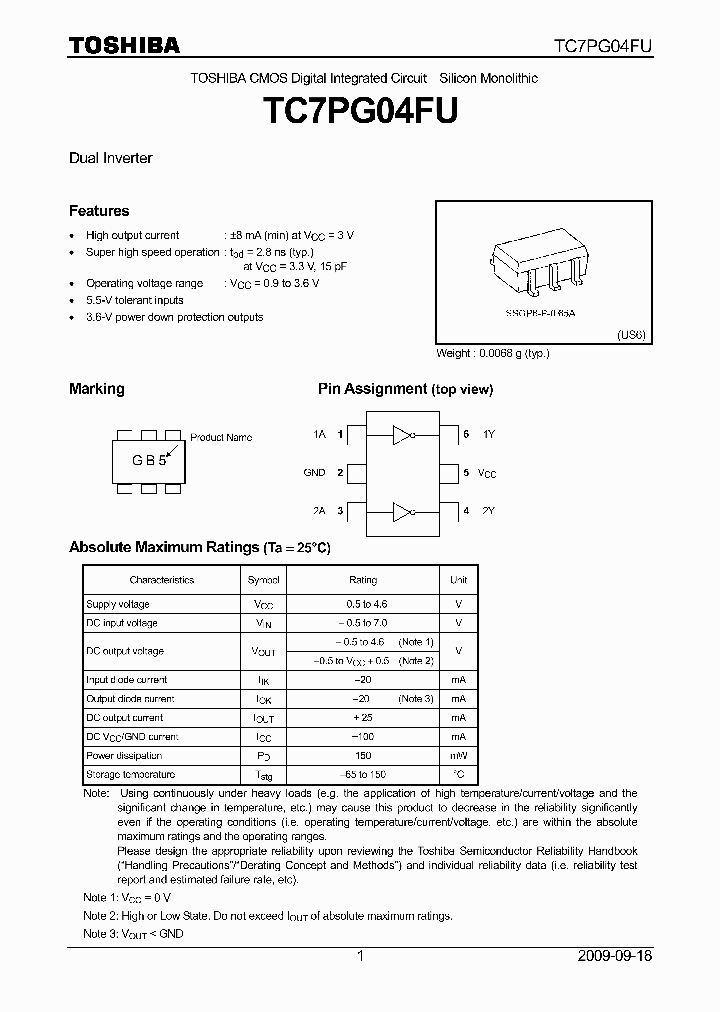 TC7PG04FU_6946506.PDF Datasheet