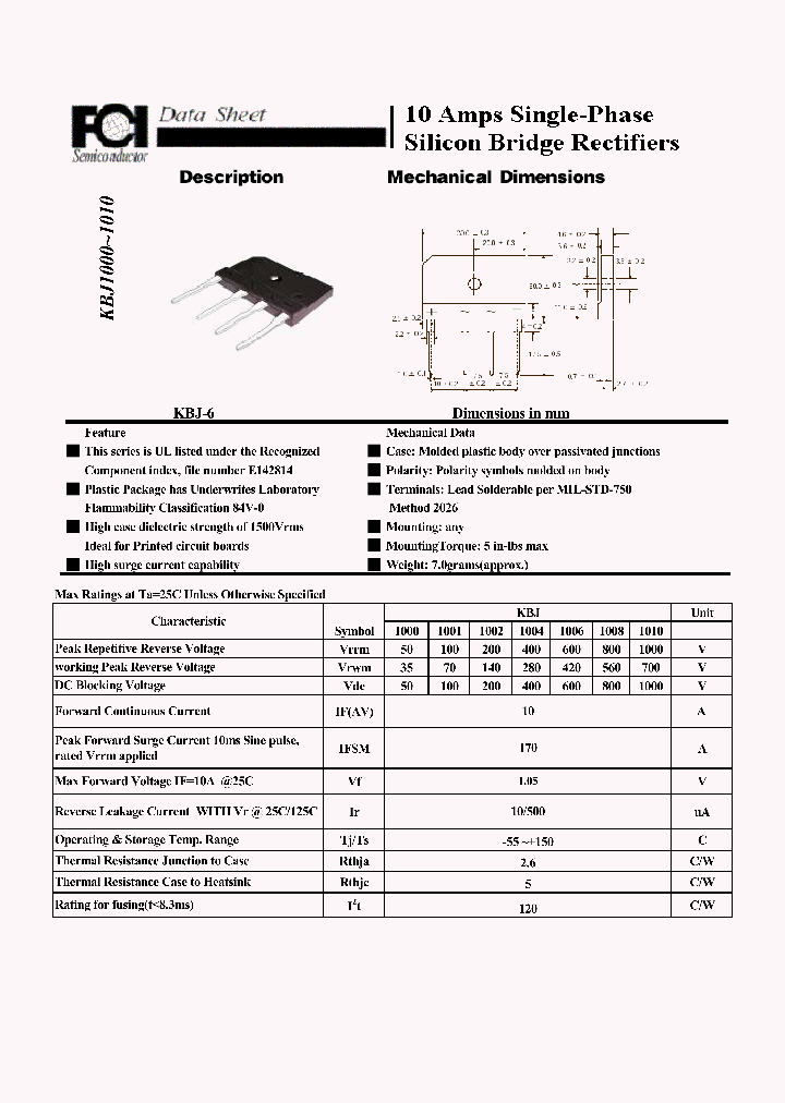 KBJ1006_6946638.PDF Datasheet