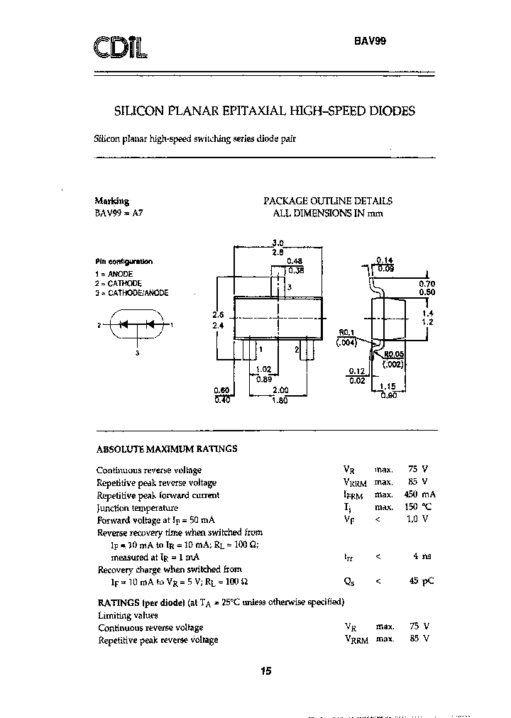 BAV99_6803562.PDF Datasheet