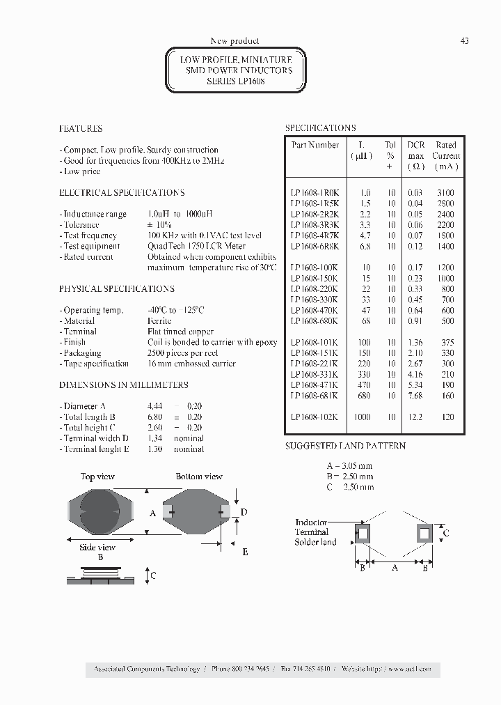 LP1608-3R3K_6804731.PDF Datasheet