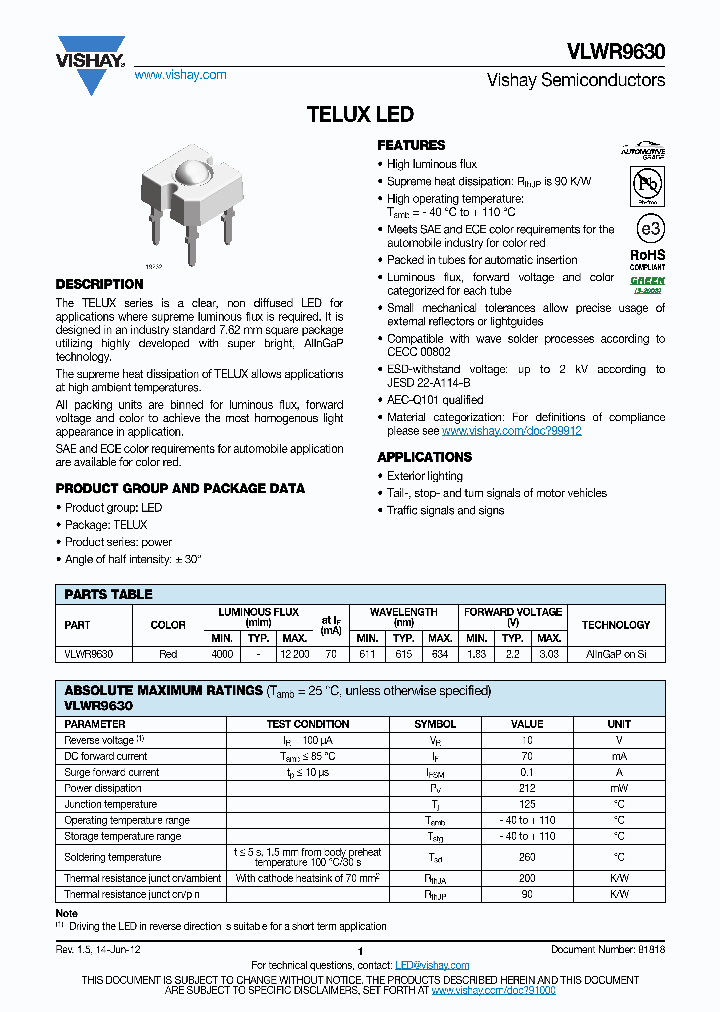 VLWR9630_6946921.PDF Datasheet
