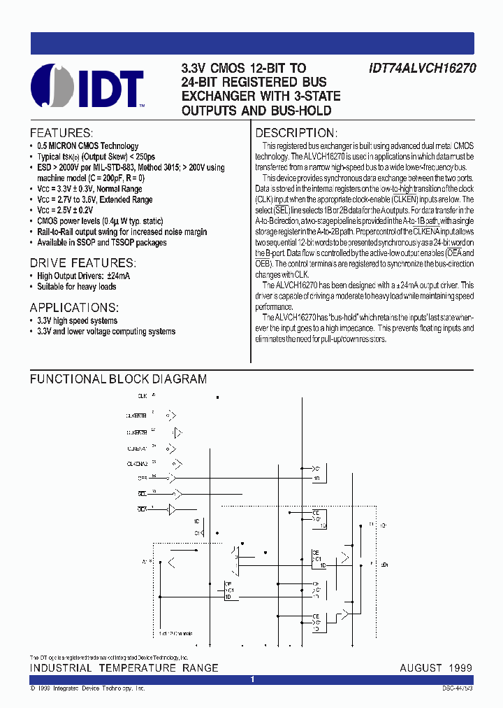 IDT74ALVCH16270PA8_6806195.PDF Datasheet