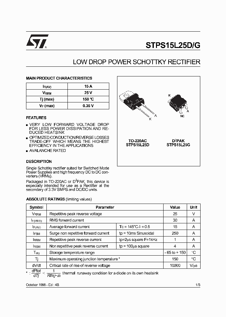 -STPS15L25D_6802400.PDF Datasheet