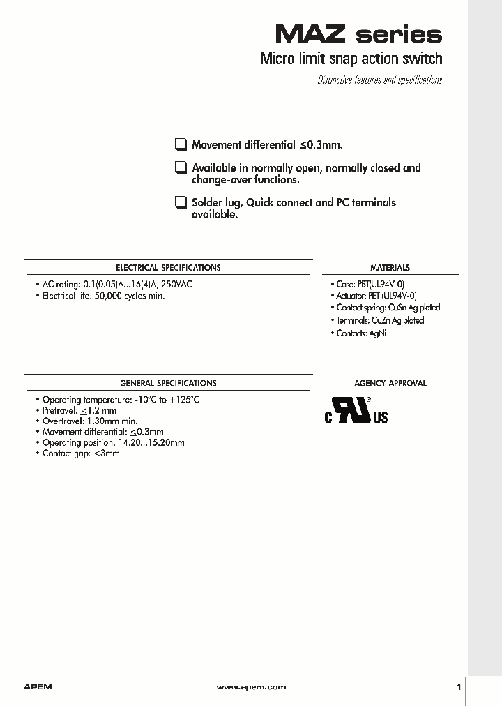 MAZ105A02C02B01A_6806885.PDF Datasheet