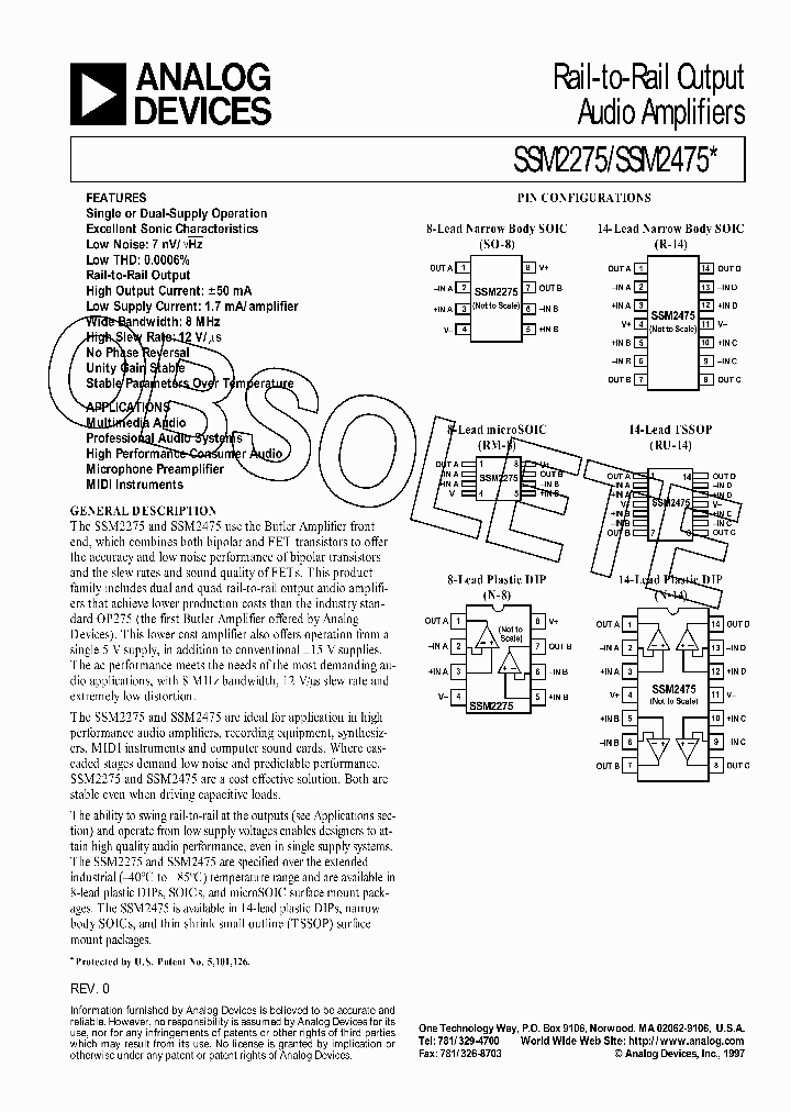 SSM2475S-REEL_6807704.PDF Datasheet