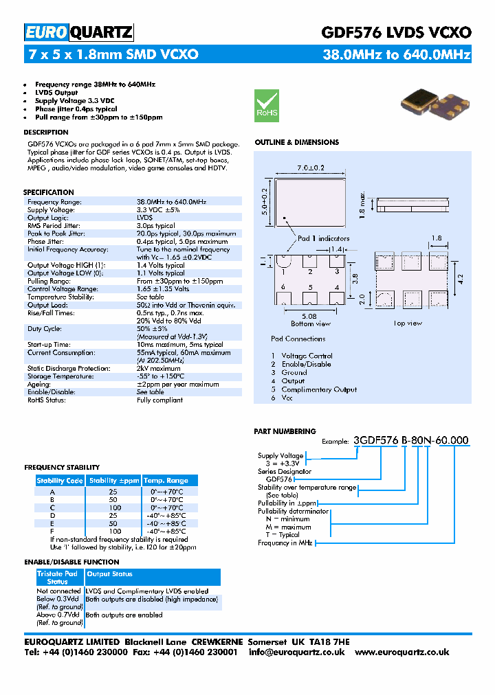 3GDF576C-80N-FREQ_6808539.PDF Datasheet