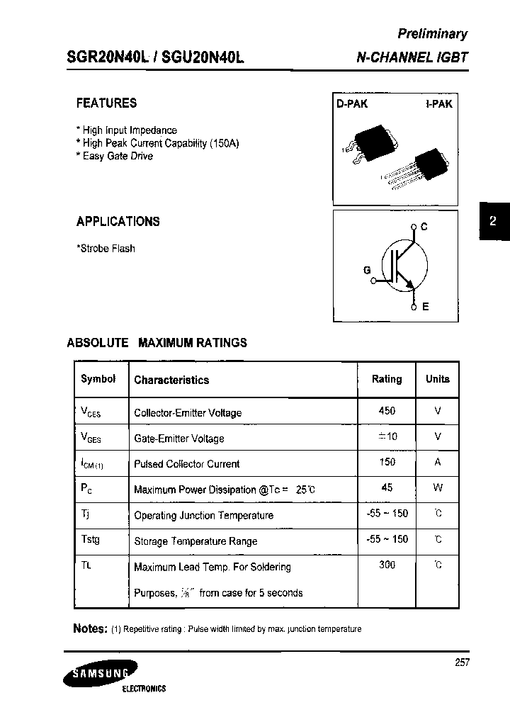 SGR20N40L_6803866.PDF Datasheet