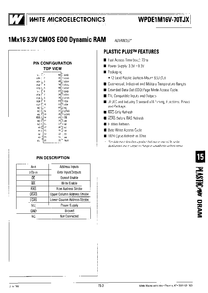 WPDE1M16VT-70TJC_6810623.PDF Datasheet