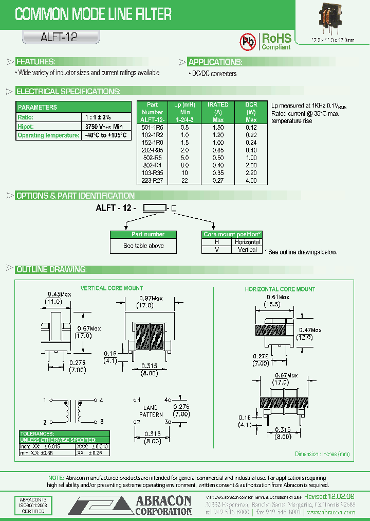 ALFT-12-103-R35-V_6810551.PDF Datasheet