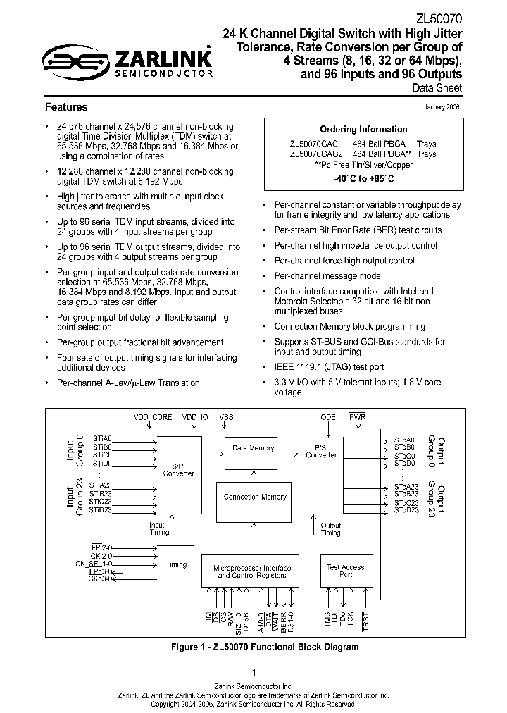 ZARLINKSEMICONDUCTORINC-ZL50070GAG2_6814306.PDF Datasheet
