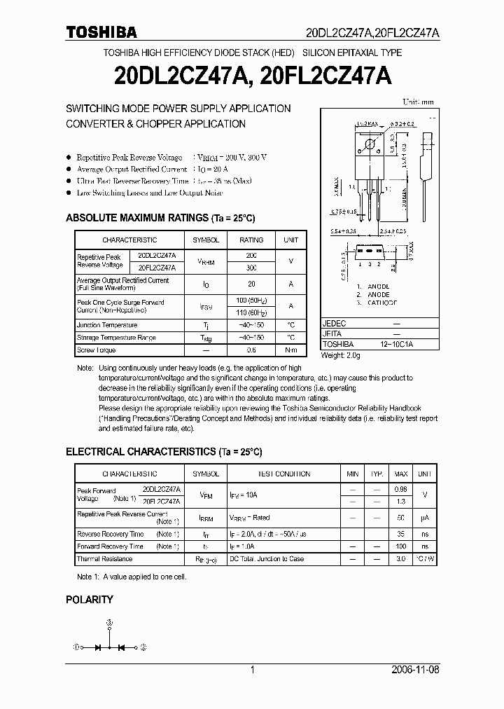 20DL2CZ47A_6810495.PDF Datasheet