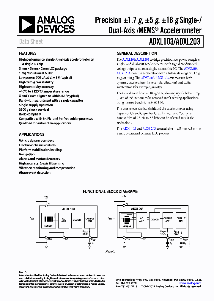 ADXL103CE_6948591.PDF Datasheet