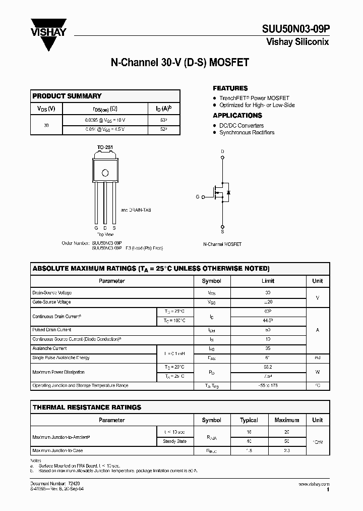 SUU50N03-09P-E3_6815377.PDF Datasheet