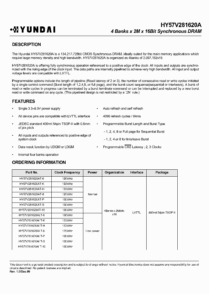 HY57V281620A_6815852.PDF Datasheet