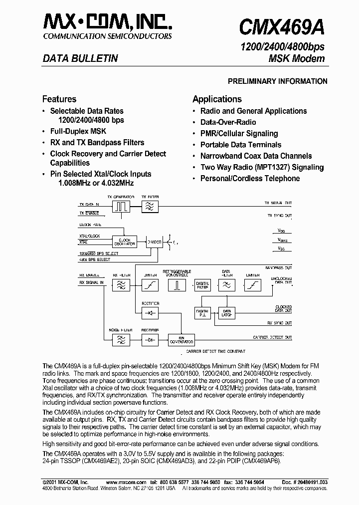 CMX469AE2_6814778.PDF Datasheet
