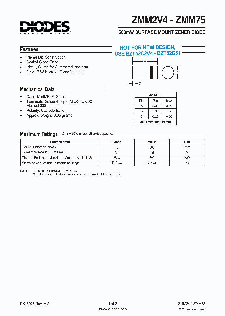 ZMM3V6-7_6816571.PDF Datasheet