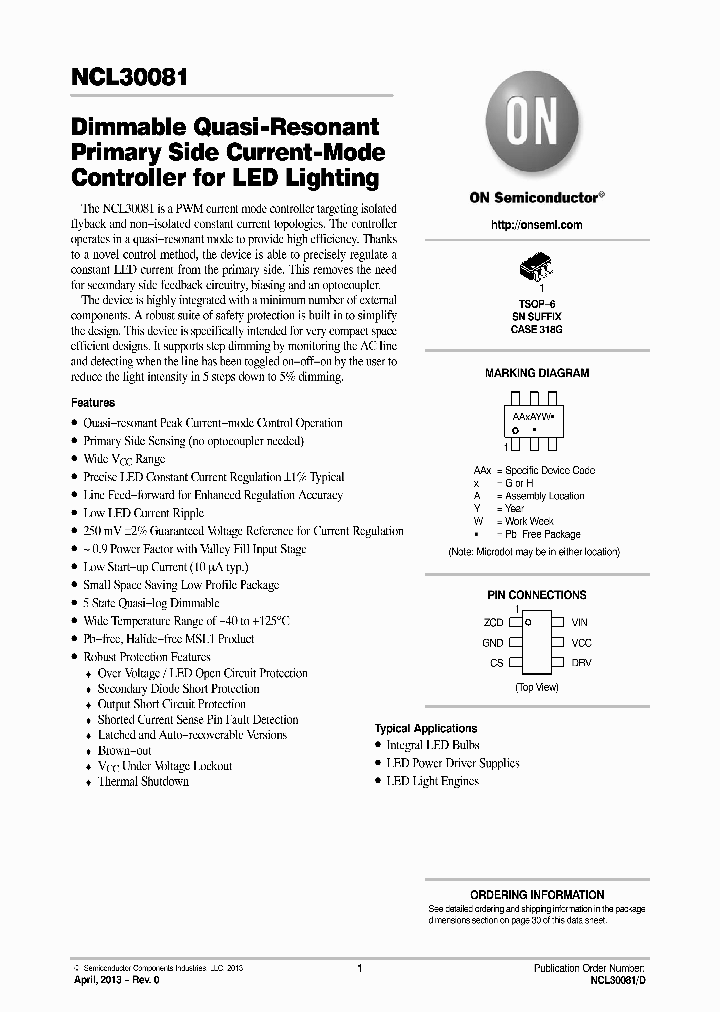 NCL30081A_6948940.PDF Datasheet