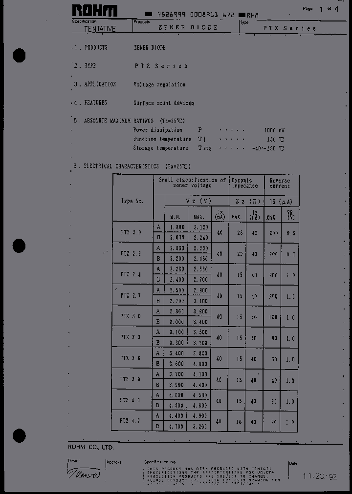 PTZ27A_6817228.PDF Datasheet