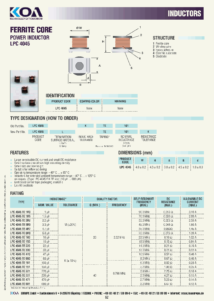 LPC4045ELTE101K_6818859.PDF Datasheet
