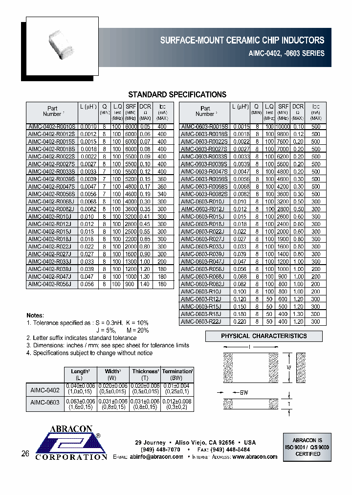 AIMC-0603-R0018S_6817557.PDF Datasheet