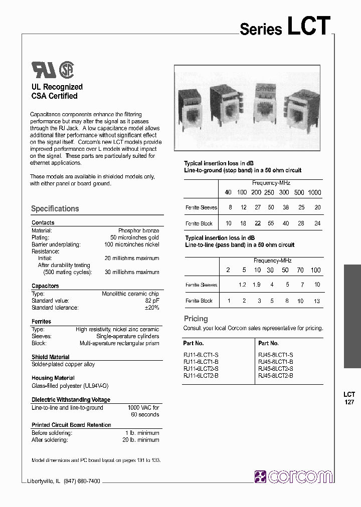 CORCOMINC-RJ45-8LCT2-B_6820351.PDF Datasheet
