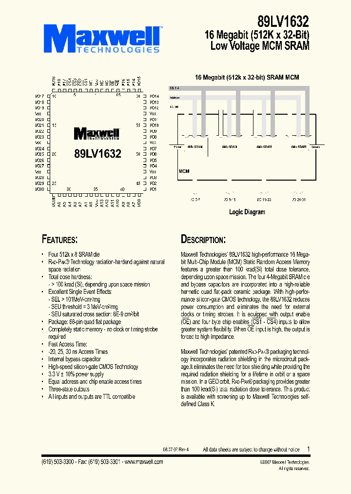 89LV1632RPQH-25_6819076.PDF Datasheet