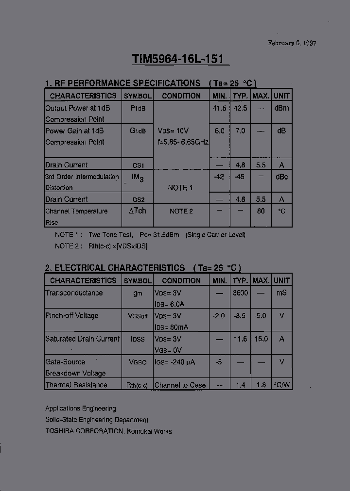 TIM5964-16L-151_6819005.PDF Datasheet