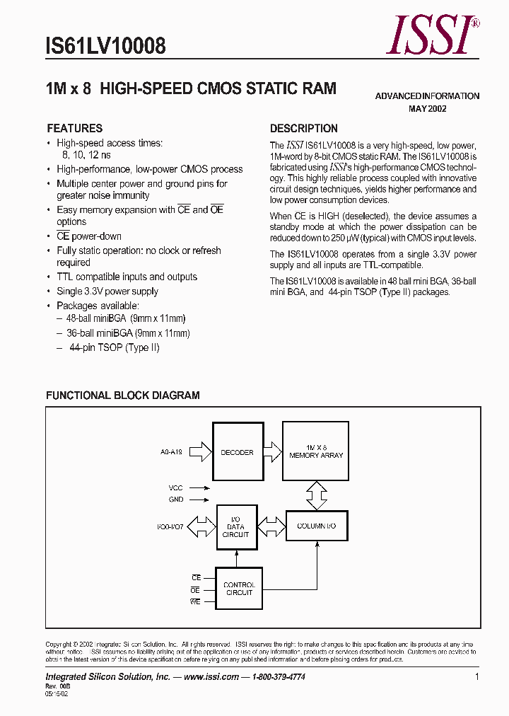 IS61LV10008-10B_6821856.PDF Datasheet