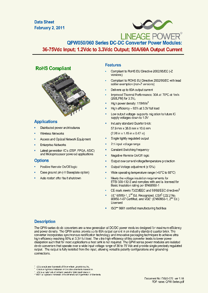 LINEAGEPOWERLLC-QPW060A0G71-HZ_6818128.PDF Datasheet
