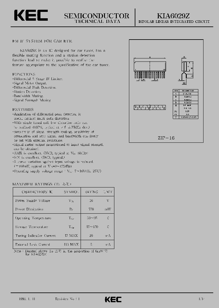 KIA6029Z_6822876.PDF Datasheet