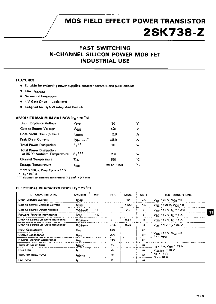 2SK738-Z_6822372.PDF Datasheet