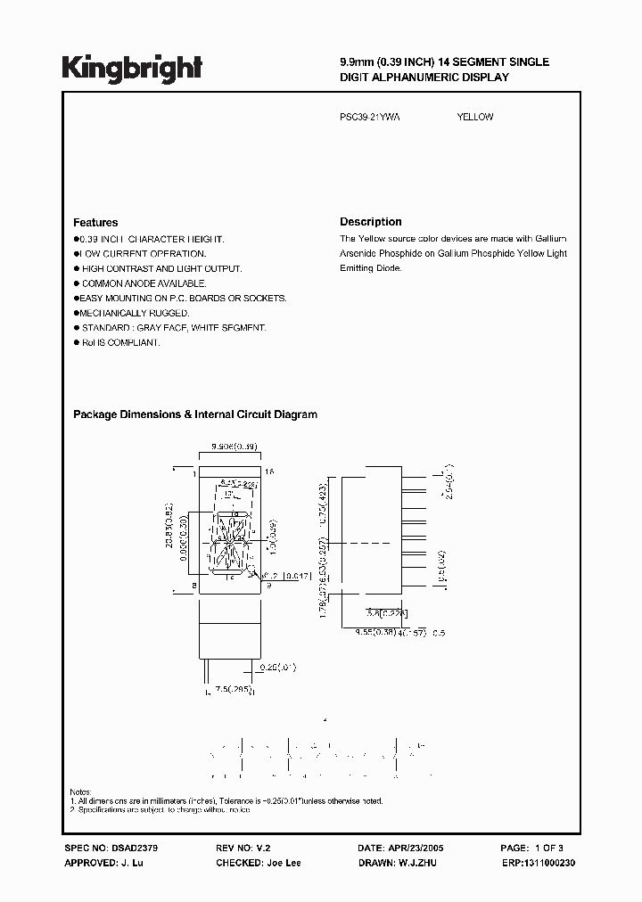 PSC39-21YWA_6821578.PDF Datasheet