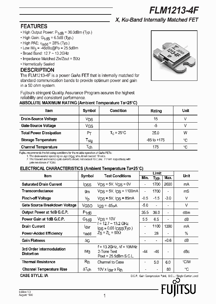 FLM1213-4F_6823266.PDF Datasheet
