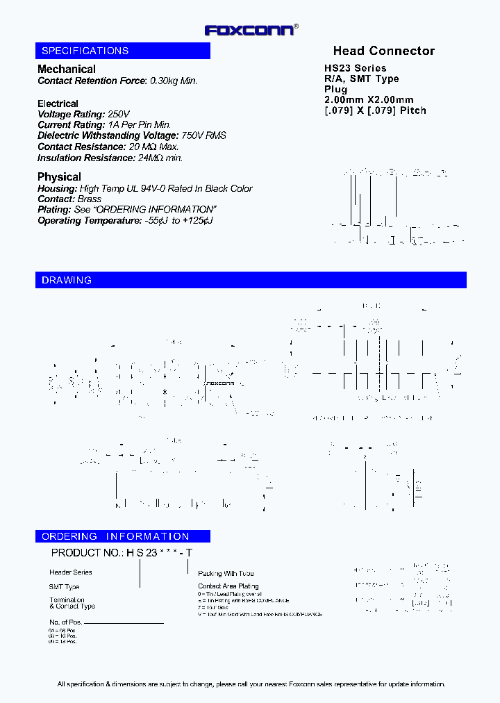 HONHAIPRECISIONINDUSTRYCOLTD-HS2309V-T_6817645.PDF Datasheet