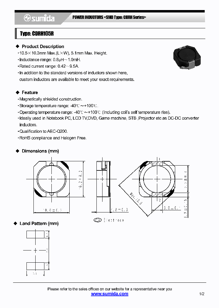 CDRH105RNP-820NB_6821113.PDF Datasheet