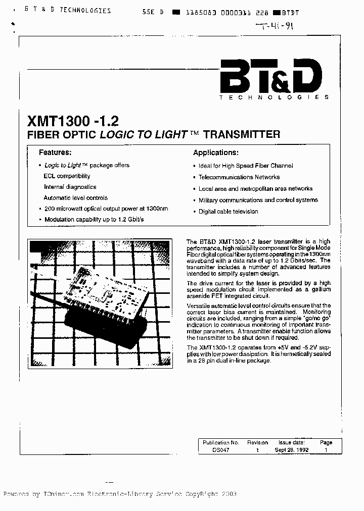 XMT1300-12ST_6820669.PDF Datasheet