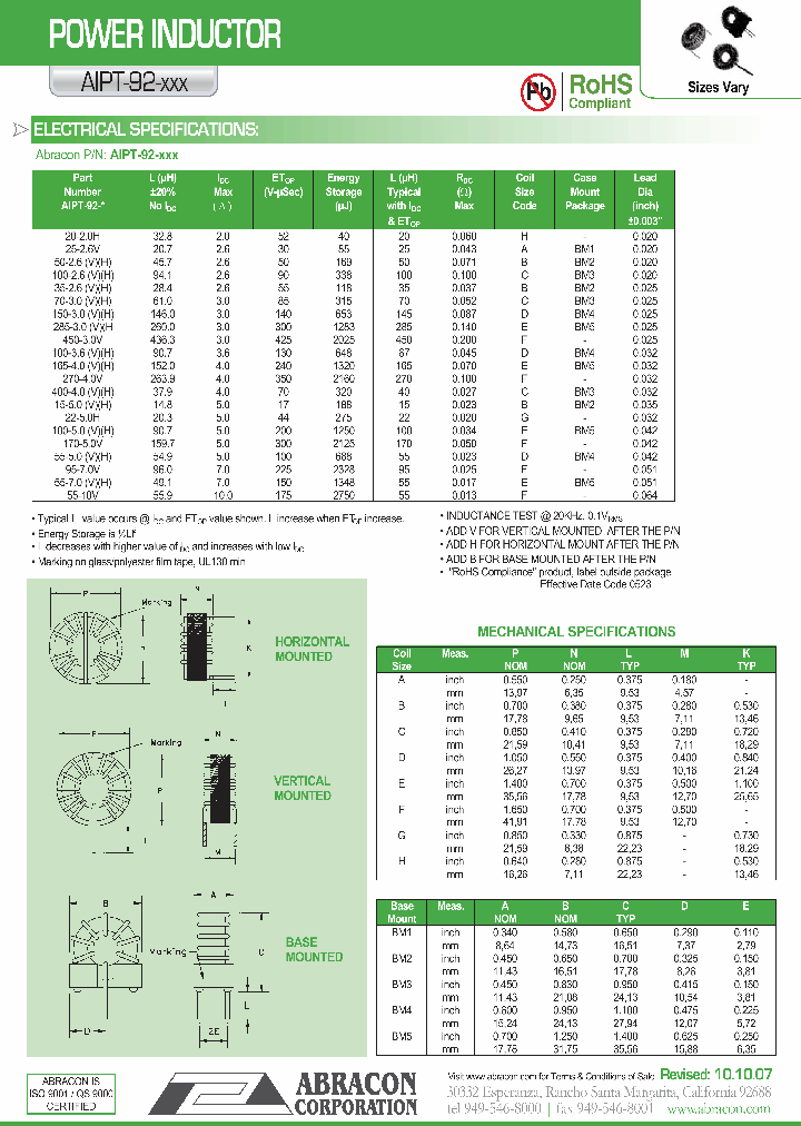 AIPT-92-100-26V_6822541.PDF Datasheet