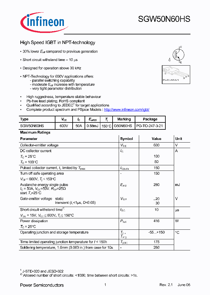 INFINEONTECHNOLOGIESAG-SGW50N60HS_6823665.PDF Datasheet