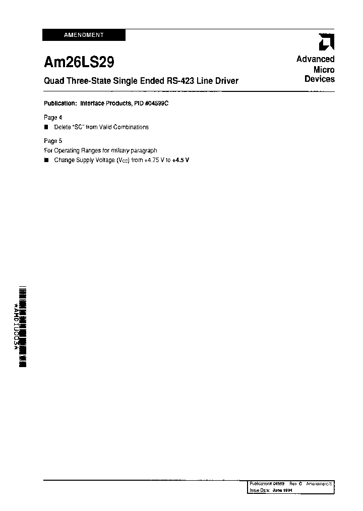 AM26LS29DMB_6824513.PDF Datasheet